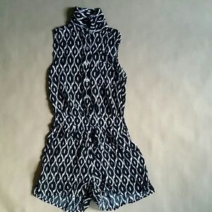 Black & White Romper